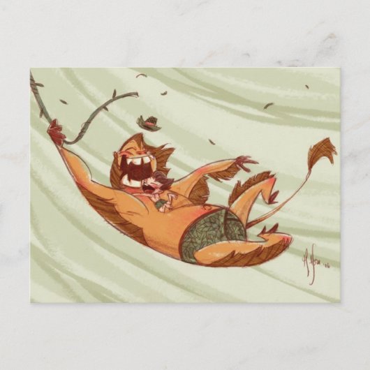 ジャングルスイング ポストカード (正面)