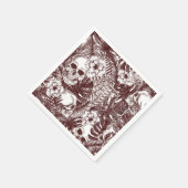 ジャングルスカル紙ナプキンス スタンダードカクテルナプキン (角)