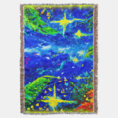 ジャングルスター絵画ズの。買今 スローブランケット (正面縦)