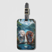 ジャングルストリームのベンガルタイガース ラゲッジタグ (正面縦)