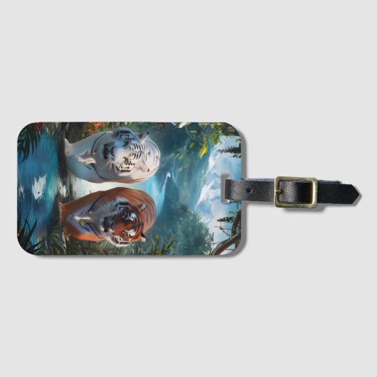 ジャングルストリームのベンガルタイガース ラゲッジタグ (正面横)
