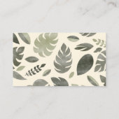 ジャングルストーリーブックイラストレーションボーイベビーブックス エンクロージャーカード (裏面)