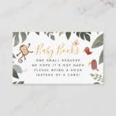 ジャングルストーリーブックイラストレーションボーイベビーブックス エンクロージャーカード (正面)