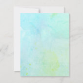 ジャングルスロスベビーシャワーパーティー 招待状 (裏面)