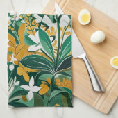 ジャングルセレナーデ キッチンタオル (四つ折り)