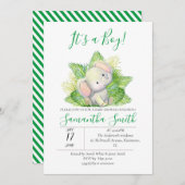 ジャングルゾウの招待 招待状 (正面/裏面)