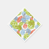 ジャングルゾウカラフルズ スタンダードカクテルナプキン (角)