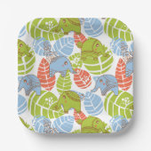 ジャングルゾウカラフルズ ペーパープレート (正面)