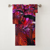 ジャングルタイガーバスタオルセットカラフル- Tiger Art バスタオルセット (インサイチュ)