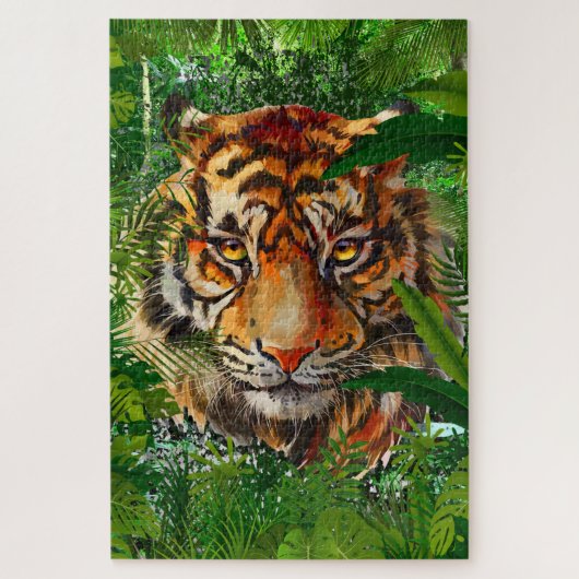 ジャングルタイガーパズル | Tigerカラフルパズル ジグソーパズル (縦)