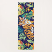 ジャングルタイガーフローラカスタムパターン ヨガマット (裏面)