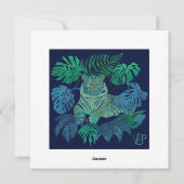 ジャングルタイガーブルー シーズンカード (裏面)