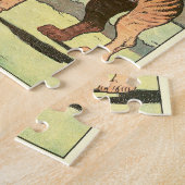 ジャングルタイガー動物アルファベット ジグソーパズル (側面)