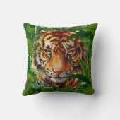 ジャングルタイガー枕 | Tigerカラフル装飾用クッション クッション (裏面)