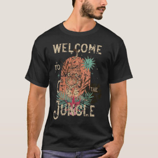 ジャングルタイガー ジャングルタイガーの愛好家へようこそ Tシャツ
