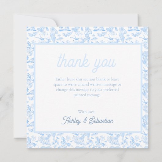 ジャングルチノ名門私立校風のイセリートイレ サンキューカード (正面)