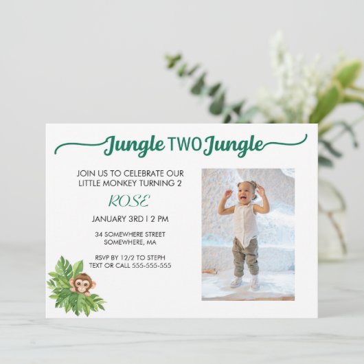 ジャングルツージャングル 招待状 (スタンド正面)