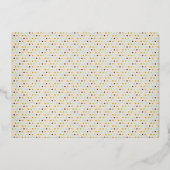 ジャングルツー ワイルド フォト リアル ゴールド 箔招待状 (裏面)