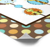 ジャングルテイルズ水玉模様ベビーシャワーバナー ポスター (角)