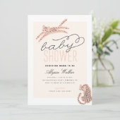 ジャングルテーマタイガーベビーシャワー 招待状 (スタンド正面)