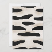 ジャングルテーマ子供の誕生日招待状 招待状 (裏面)