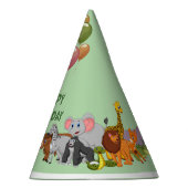 ジャングルテーマ子供誕生日パーティーハット パーティーハット (右)