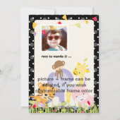 ジャングルテーマ/パーソナライズされたパーティー/写真 招待状 (裏面)