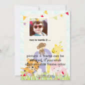 ジャングルテーマ/パーソナライズされたパーティー/写真 招待状 (裏面)