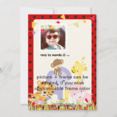 ジャングルテーマ/パーソナライズされたパーティー/写真 招待状 (裏面)