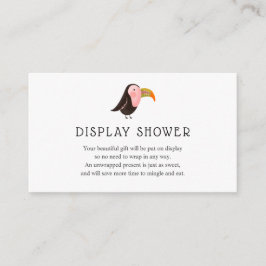 ジャングルディスプレイ赤ちゃんシャワー挿入カード エンクロージャーカード