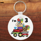 ジャングルトレイン誕生日Tシャツとギフト キーホルダー (正面)