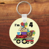 ジャングルトレイン4th誕生日Tシャツとギフト キーホルダー (正面)