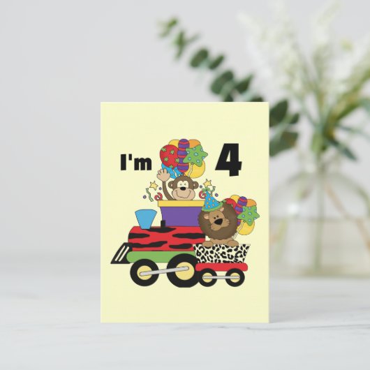 ジャングルトレイン4th誕生日Tシャツとギフト ポストカード (スタンド正面)