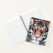 ジャングルネコ – 虎 ノートブック (内部)