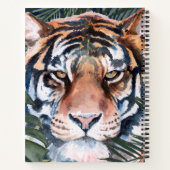 ジャングルネコ – 虎 ノートブック (裏面)