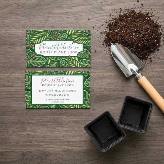ジャングルハウスの植物店の名刺 名刺