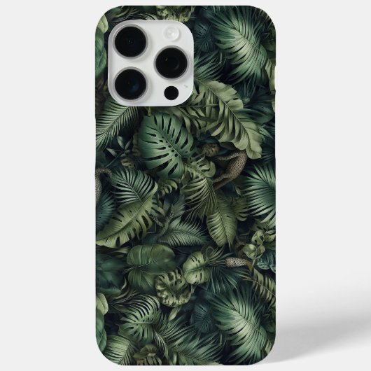 ジャングルハンター、ジャングル迷彩柄、迷彩画 Case-Mate iPhoneケース (裏面)
