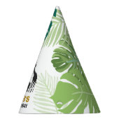 ジャングルバースデーパーティー紙ハットサファリアニマルズ パーティーハット (右)