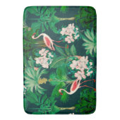 ジャングルパタカラフルーンのシャワーカーテン バスマット (正面縦)