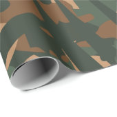 ジャングルパターン迷彩柄-自然テクスチャ ラッピングペーパー (ロールコーナー)