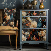 ジャングルパロッツエレガントヴィンテージビクトリアンボホ アクセントクッション