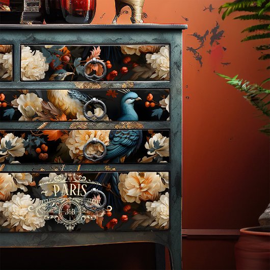 ジャングルパロッツヴィンテージビクトリアンボホ 薄葉紙