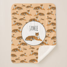 ジャングルパーソナライズされたトラの動物のパターン