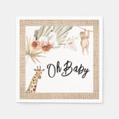 ジャングルパーティーナプキンス スタンダードカクテルナプキン (正面)