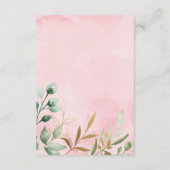 ジャングルパーティー動物バルーン乳児用ブック エンクロージャーカード (裏面)