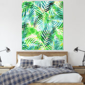 ジャングルパーム キャンバスプリント (インサイチュ (寝室))