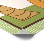 ジャングルパール獅子パーソナライズされたアートのポスター ポスター (角)