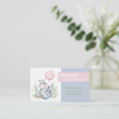 ジャングルヒッポinフローラ託児所 名刺 (スタンド正面)