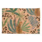 ジャングルヒョウ柄:動物のシームレスなパターン。 枕カバー (裏面)