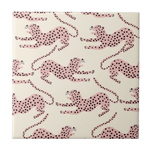 ジャングルヒョウ タイル (正面)